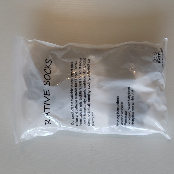 rative socks Other - Non skid socks with rubber bottoms. Rative socks